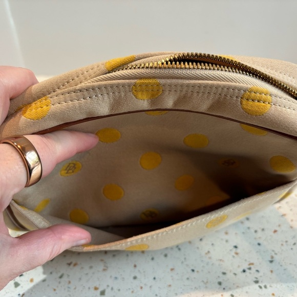 Vintage Dooney & Bourke Polka Dot Small Canvas Shoulder Crossbody Handbag‎ - Picture 12 of 16